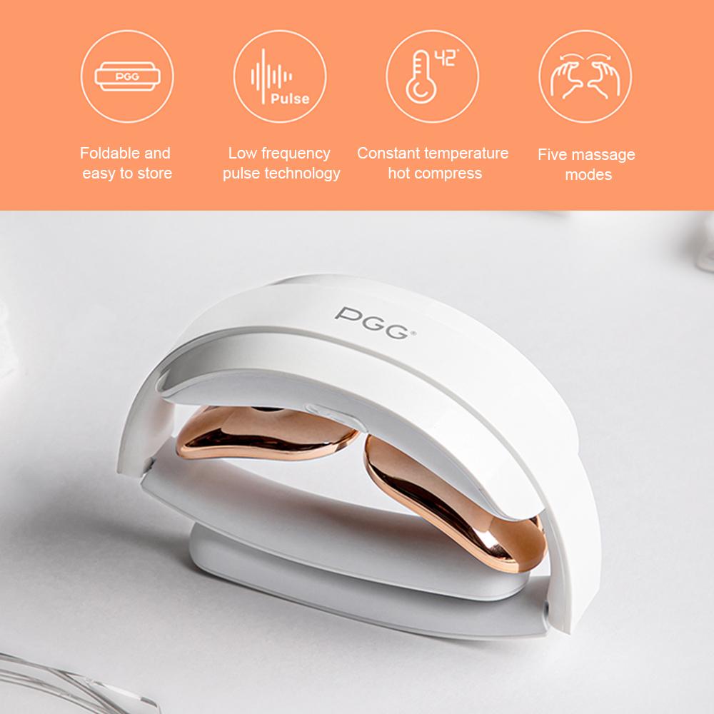 PGG Folding Portable Neck Massager 5 Modes Massage Pulse Infrared