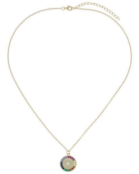 Load image into Gallery viewer, Rainbow  Elements Pendant Necklaces in 14K Gold (Multiple Options)
